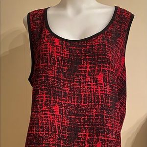 2/$24 Sleeveless tunic blouse from Laura